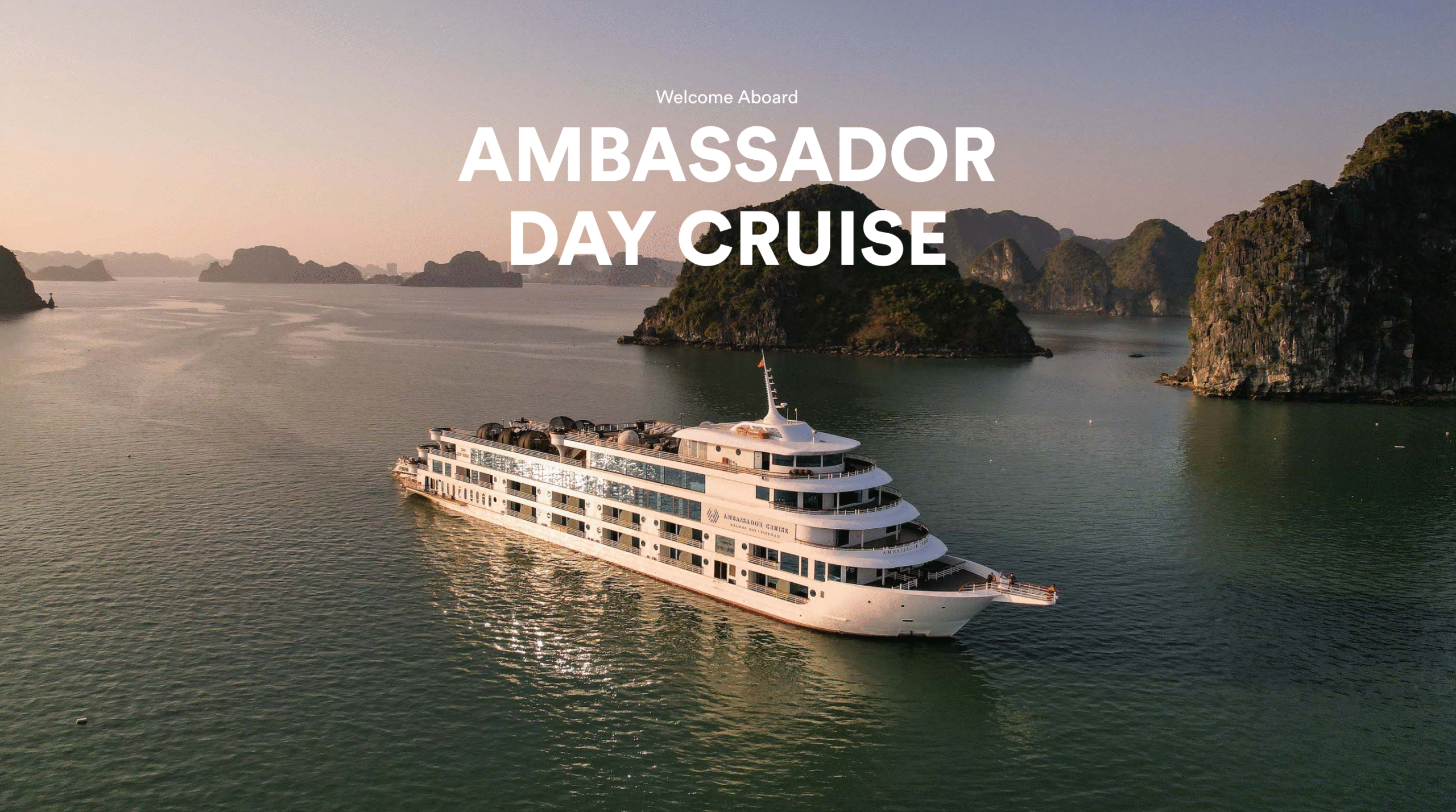 Ambassador Day Cruise: High-end buffet, sun deck, luxury feel 2 Halong bay Ambassador cruise