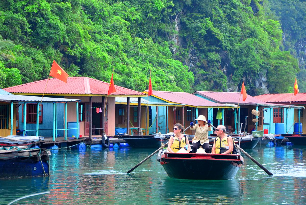 Hidden Gems on a Halong Bay Day Cruise Only Locals Know About 2 Halong bay fishing village