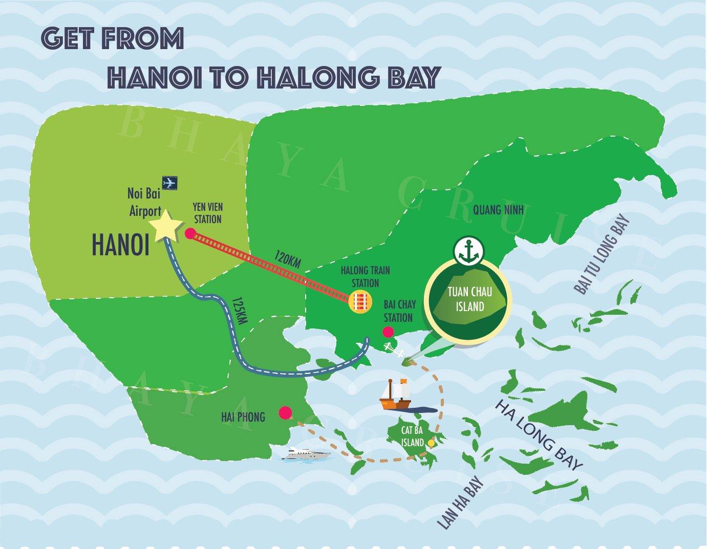 How to Get from Hanoi to Halong Bay: Transport Guide 1 Halong bay day cruise - Hanoi to Halong road