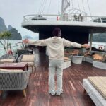 Halong Catamaran – Most Spacious & Premium Halong Bay Day Cruise 8 Halong bay day cruise - Catamaran customer