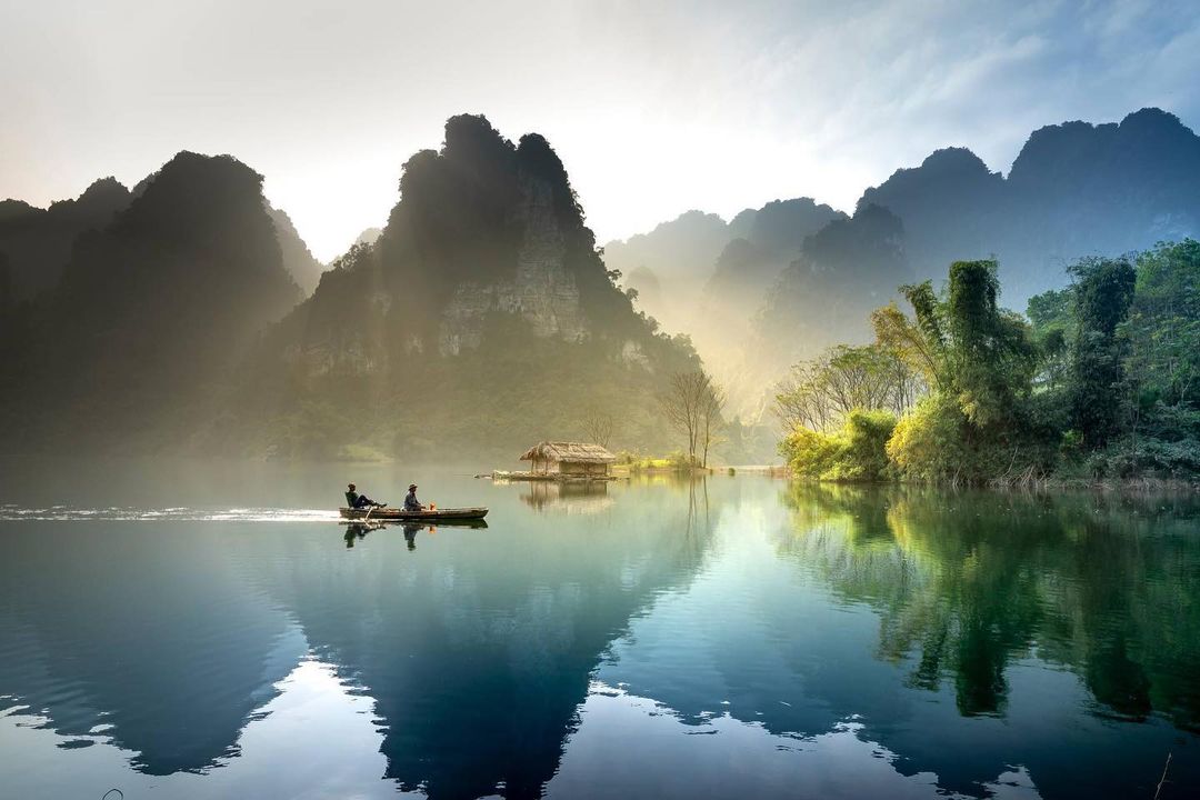 Ba Be lake view