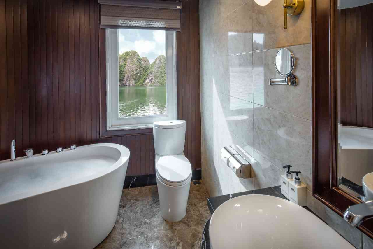 Paradise Elegance Cruise – The Ultimate Halong Overnight Cruise for Luxury and Style 6 Halong bay Paradise Elegance Cruise room