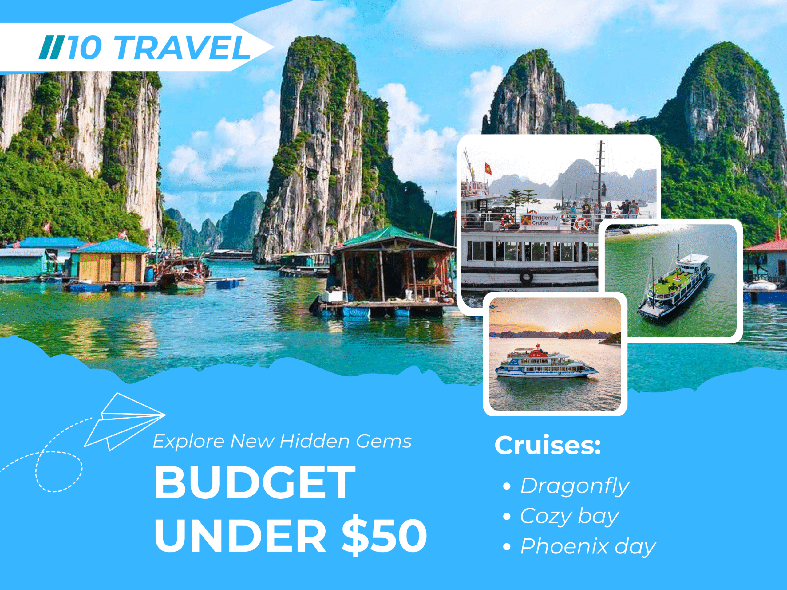 Budget under 50 Halong bay day cruise