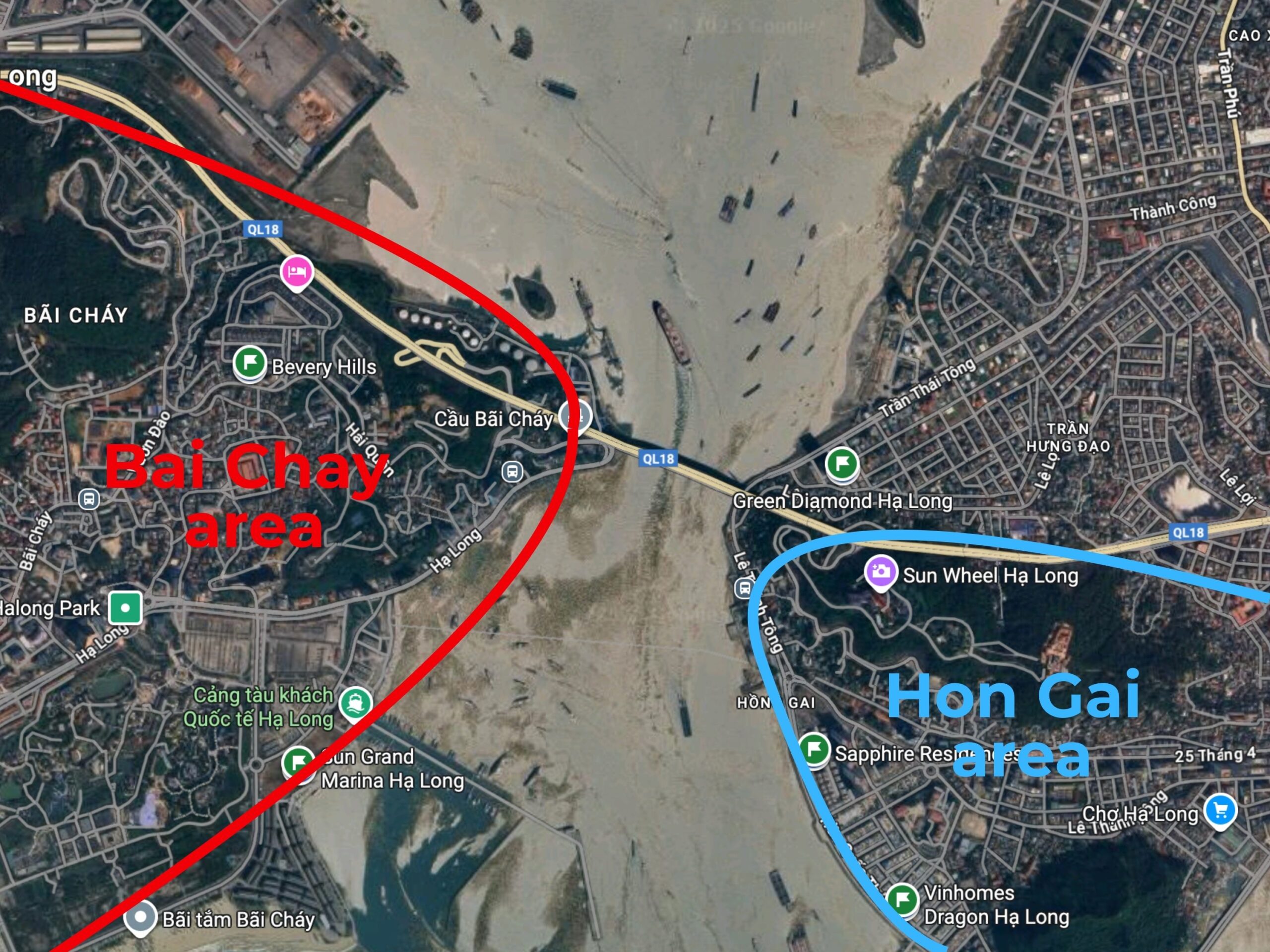 Bai Chay or Hon Gai: Which Best Fits Your Halong Bay Trip? 2 Bai Chay or Hon Gai: Where Should You Stay on Your Halong Bay Trip?