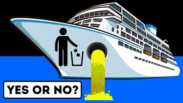 Halong bay cruise sewage