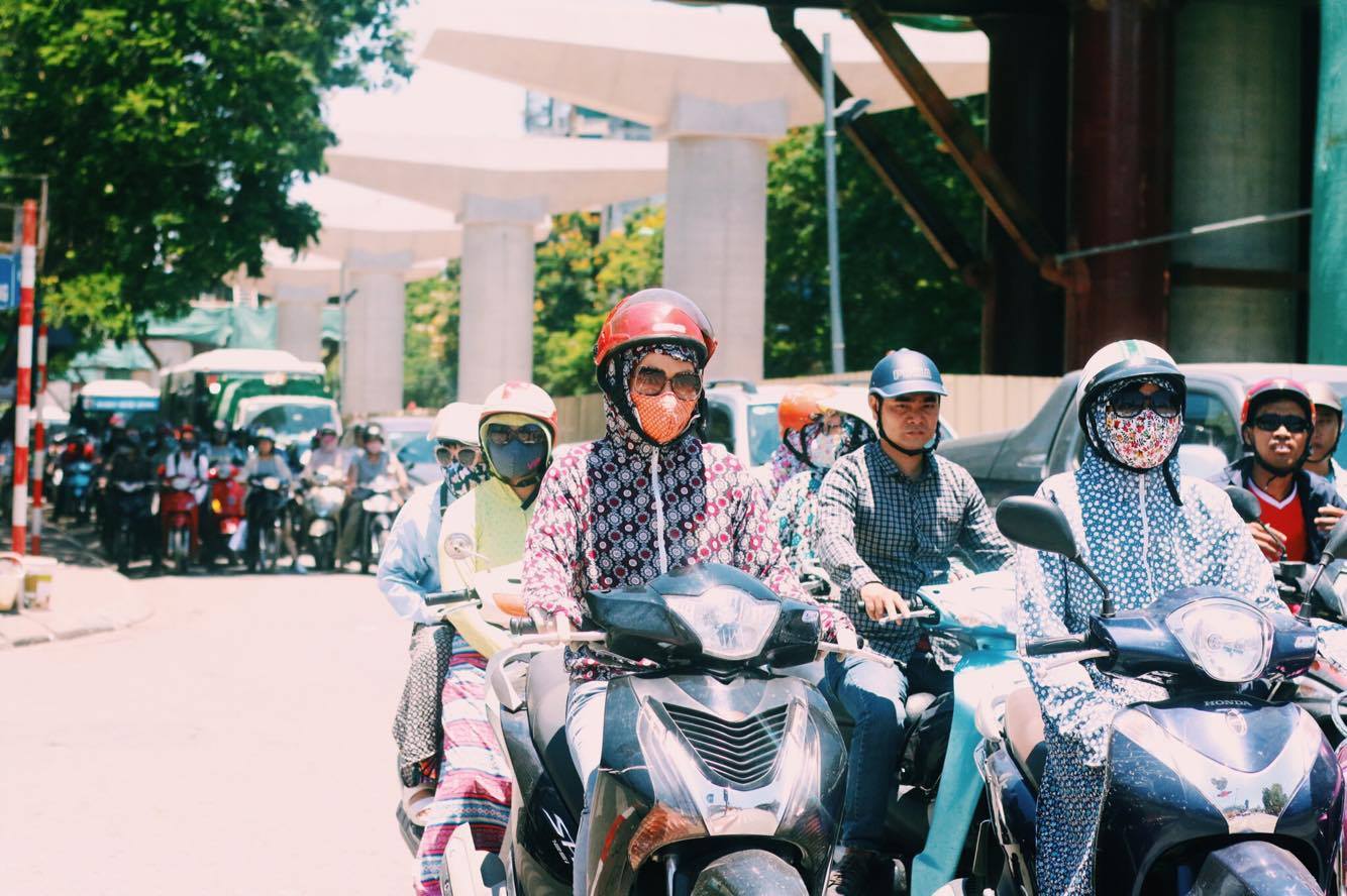 Vietnam hot sunny day