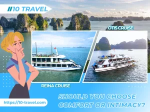 Halong Bay Otis Cruise vs Reina Cruise — Should You Choose Comfort or Intimacy?