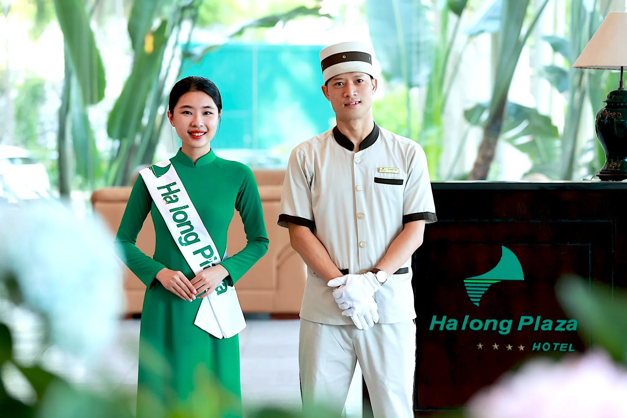 Halong Plaza Hotel staff