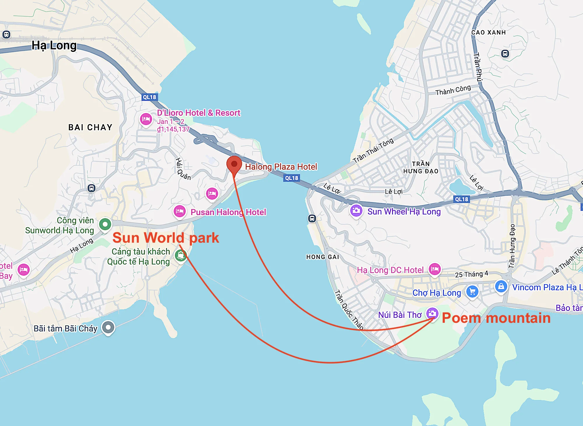 How Can You Enjoy Halong Poem Mountain in One Day? The Bay’s Most Poetic Viewpoint 3 Halong Plaza Hotel to Poem mountain