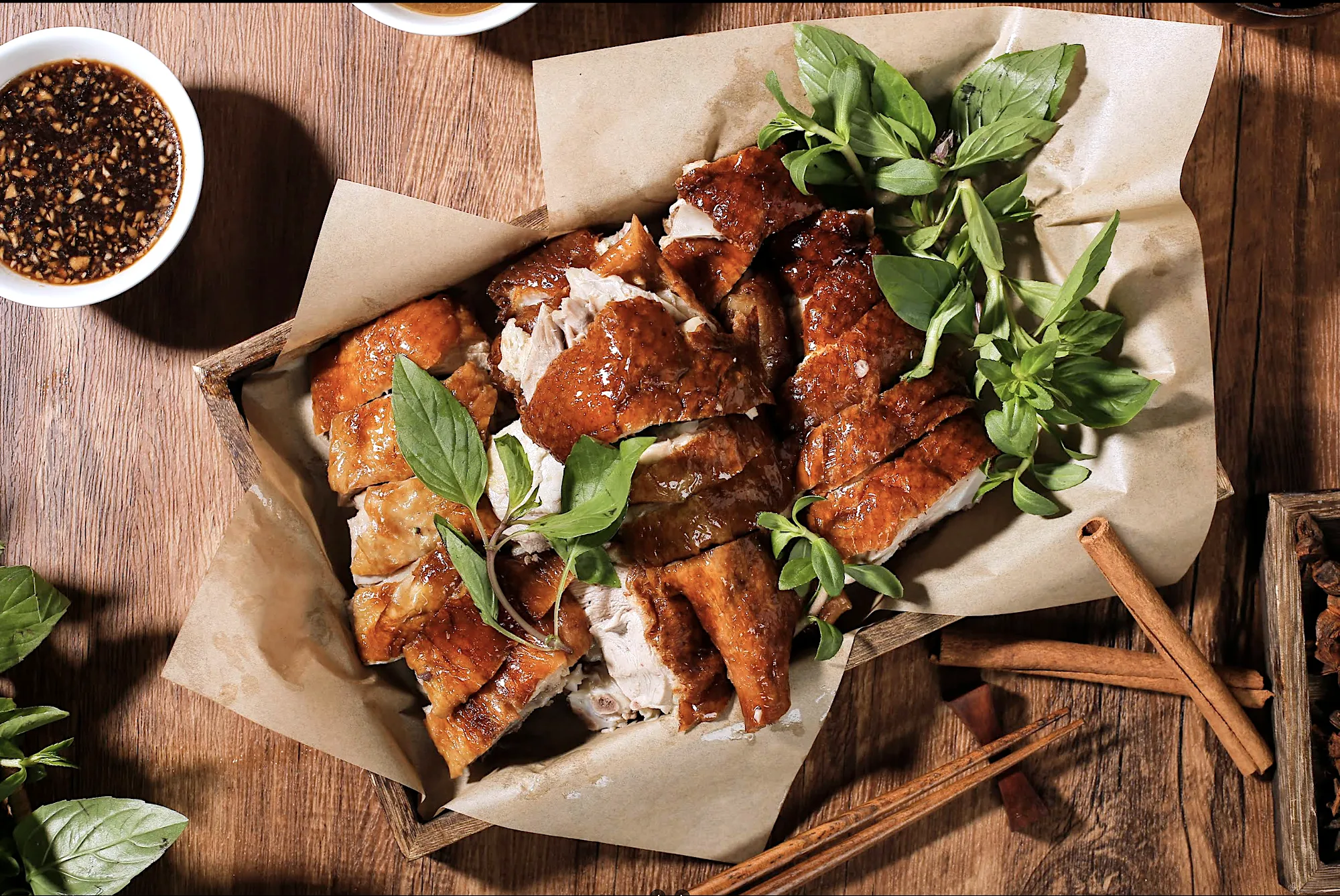 Món ăn tại Vịt Quay Quảng Đông