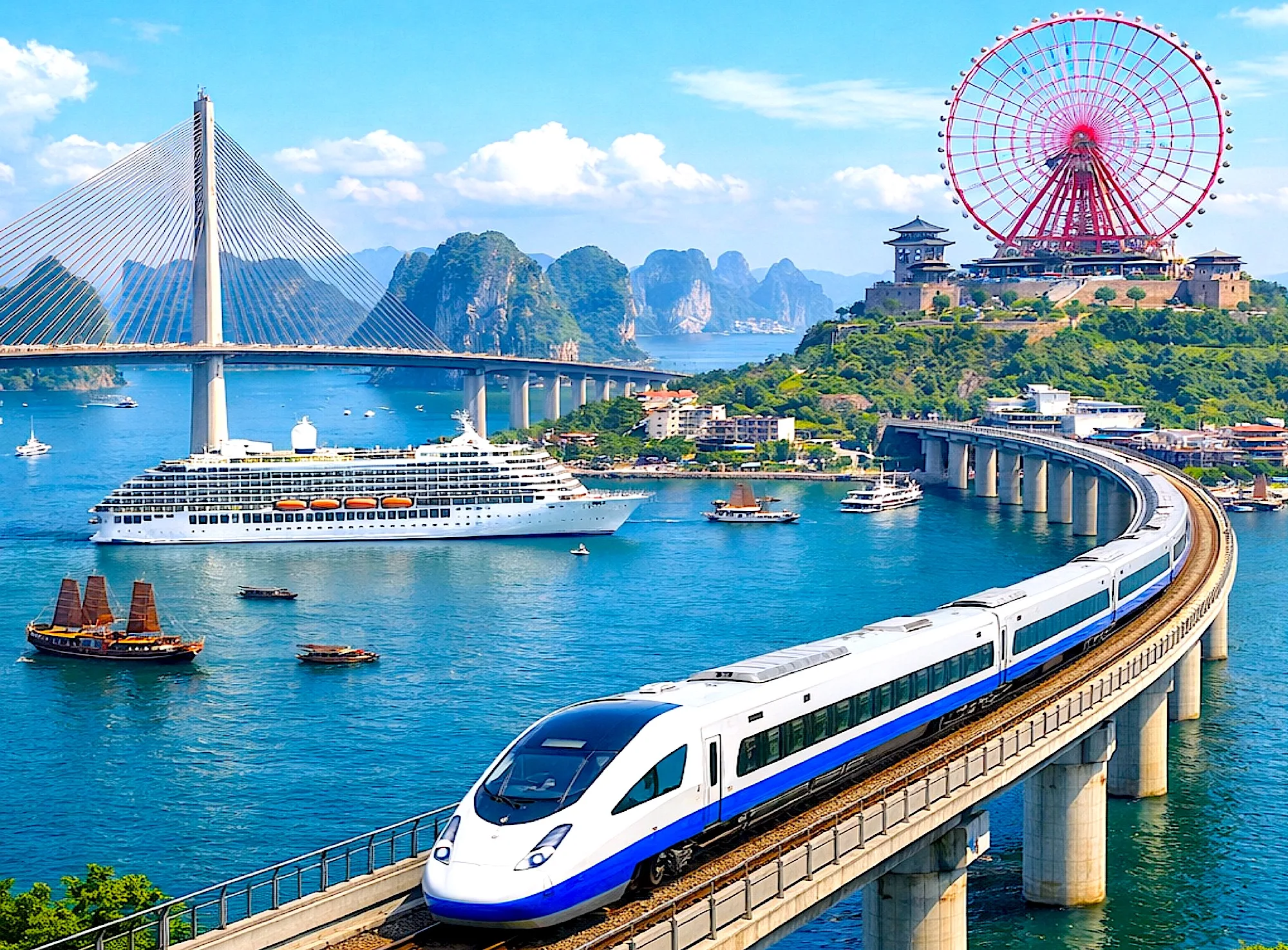 Halong Hanoi express train