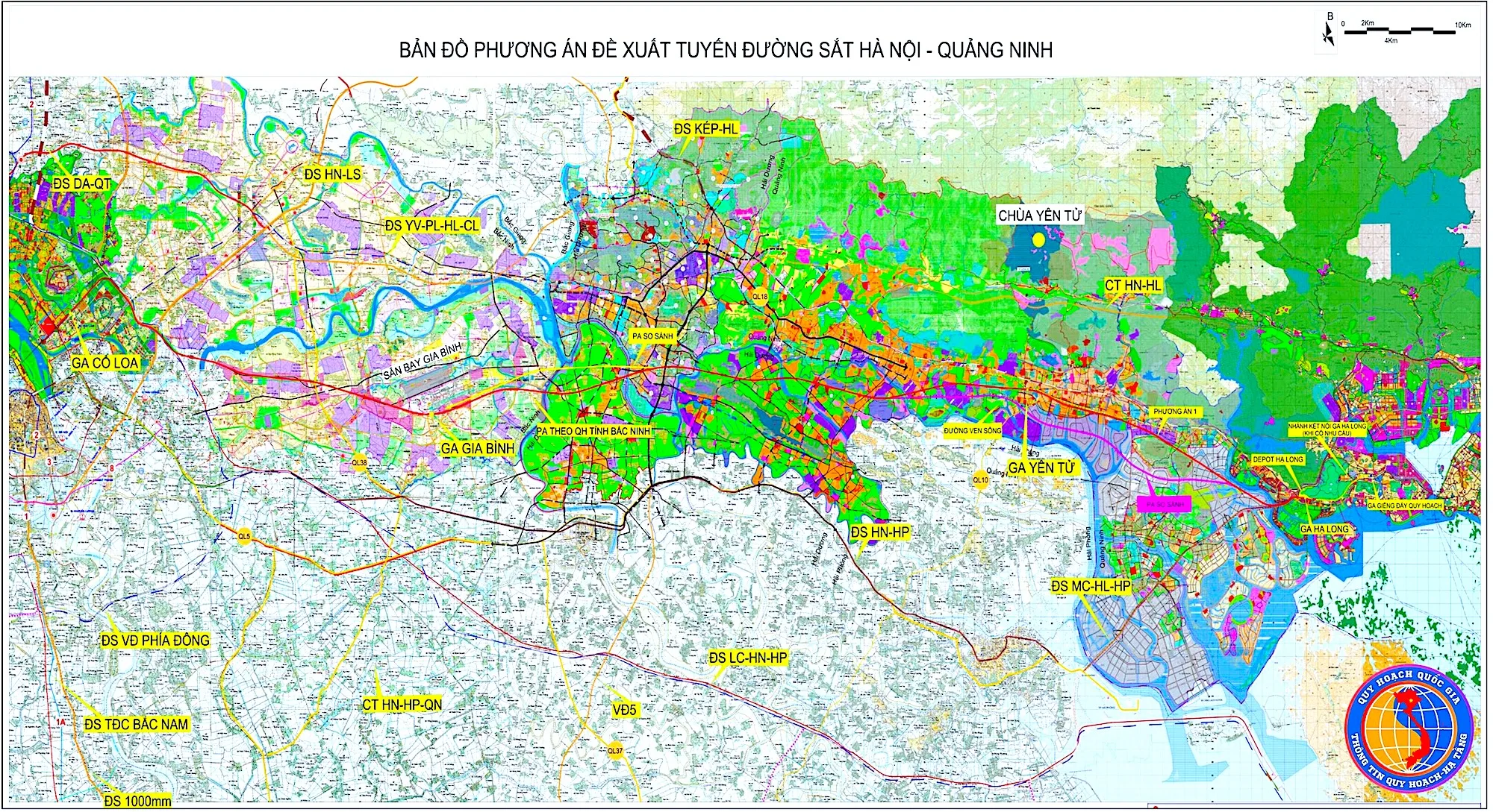 Hanoi Halong express way map